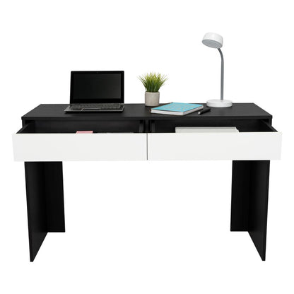 Escritorio Enava Wengue Y Blanco