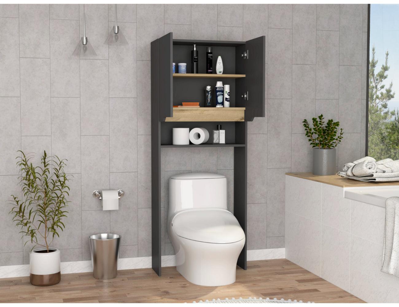 Gabinete De Baño Arinor Plomo Y Duna