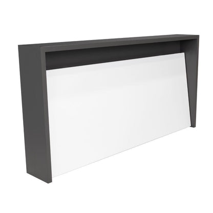 Escritorio Colgante Lucci Plata Y Blanco