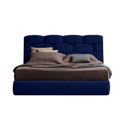 Espaldar de Cama Queen Esmeralda  azul