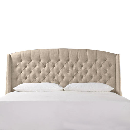 Espaldar de Cama King Italia  beige