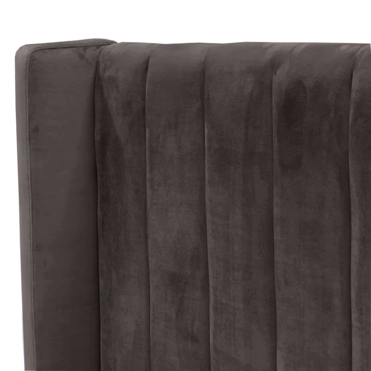 Base Cama con Espaldar + Colchon + Puff Baul Sencillo Julieta  cafe