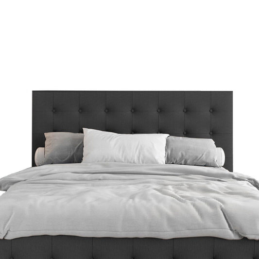 Espaldar de Cama King Capital  gris plomo