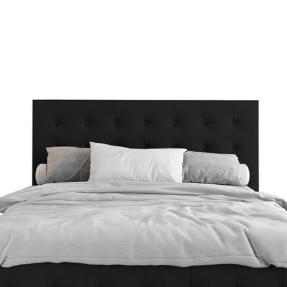 Espaldar de Cama Doble Capital  negro