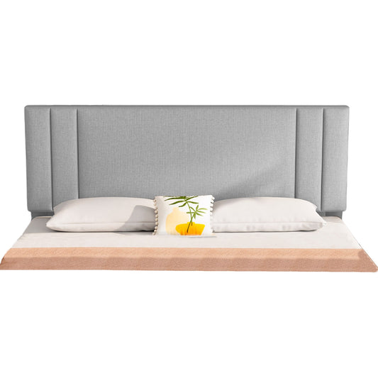 Espaldar de Cama SemiDoble Lupe  gris perla