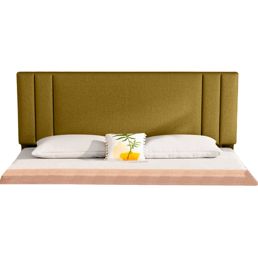 Espaldar de Cama Doble Lupe  mostaza