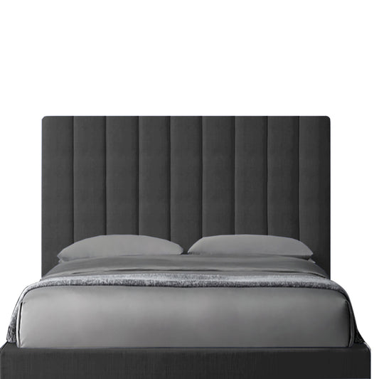 Espaldar de Cama Queen Natura  gris plomo