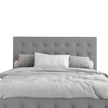 Espaldar de Cama King Capital  gris perla