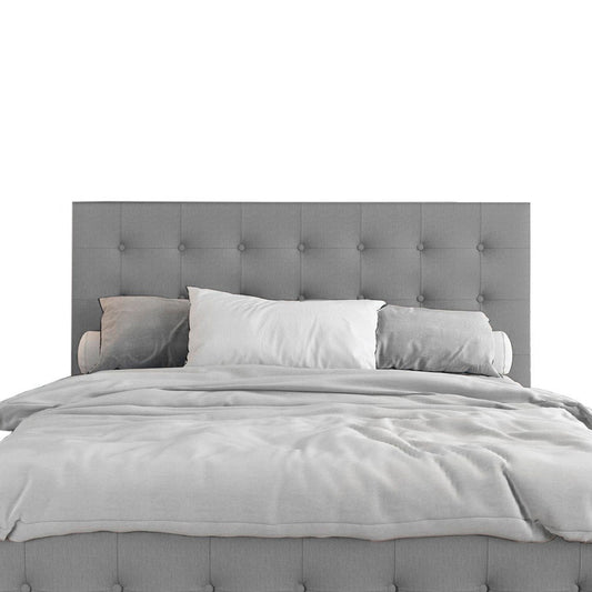 Espaldar de Cama King Capital  gris perla