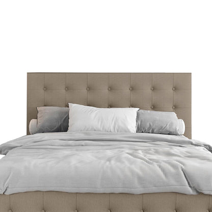 Espaldar de Cama Doble Capital  taupe