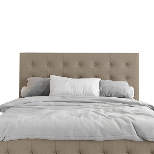 Espaldar de Cama King Capital  taupe