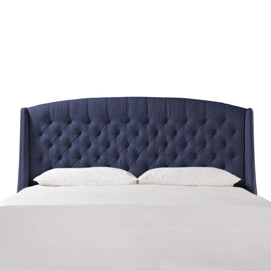 Espaldar de Cama King Italia  azul
