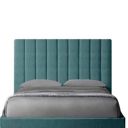 Base Cama con Espaldar + Colchon Doble Natura  verde