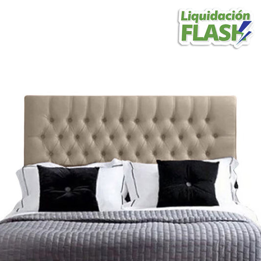 Espaldar de Cama Sencillo Paris  taupe