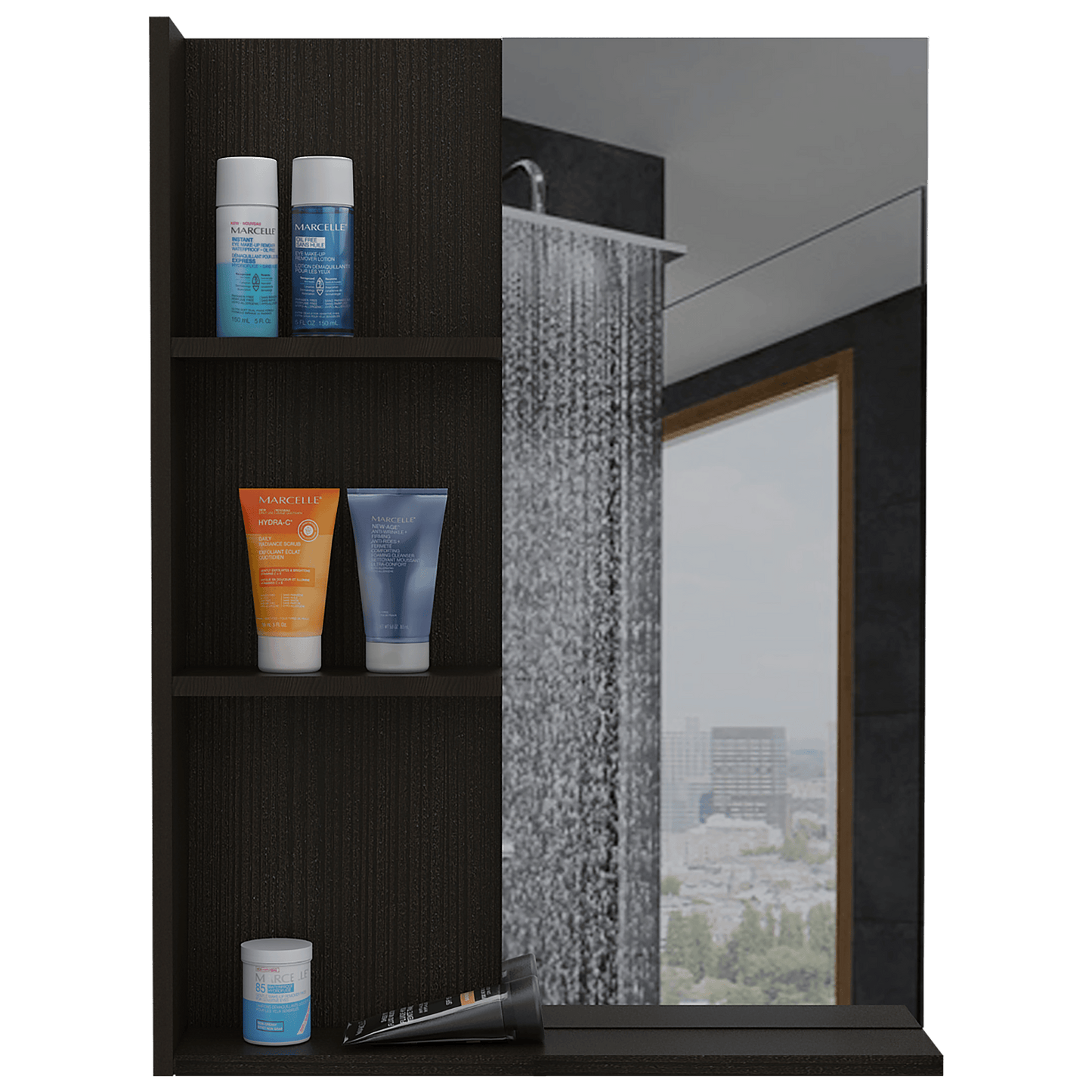 Espejo De Baño Saldaña Wengue