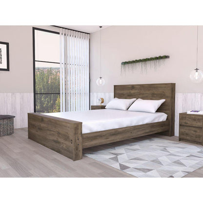 Cama Doble Syvana Nogal