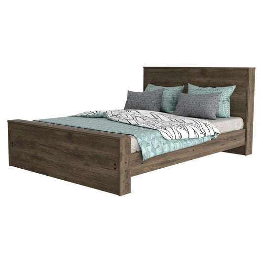 Cama Doble Syvana Nogal