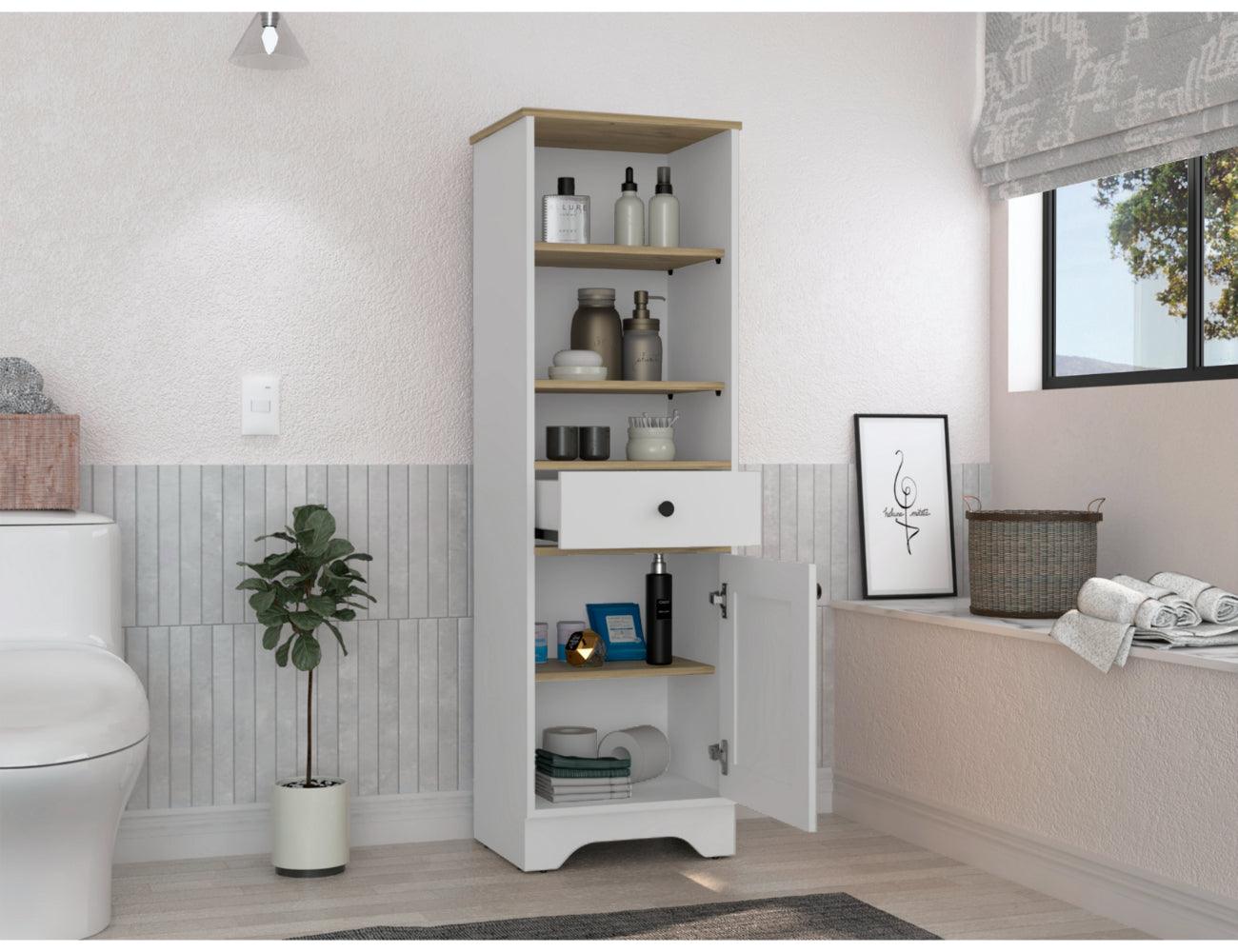 Gabinete De Baño Adelina Duna Y Blanco