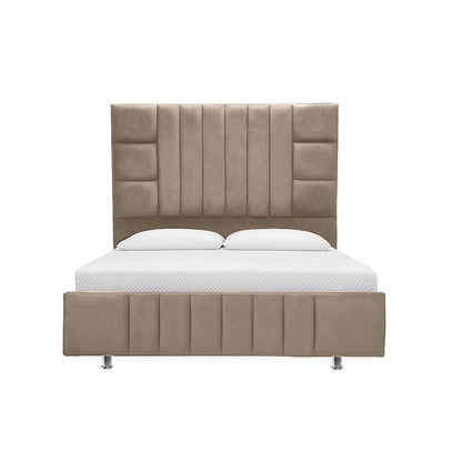 Cama King Fiora  Taupe