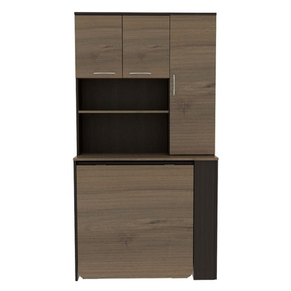 Alacena Multiuso Omus Chocolate Y Wengue