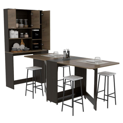 Alacena Multiuso Omus Chocolate Y Wengue