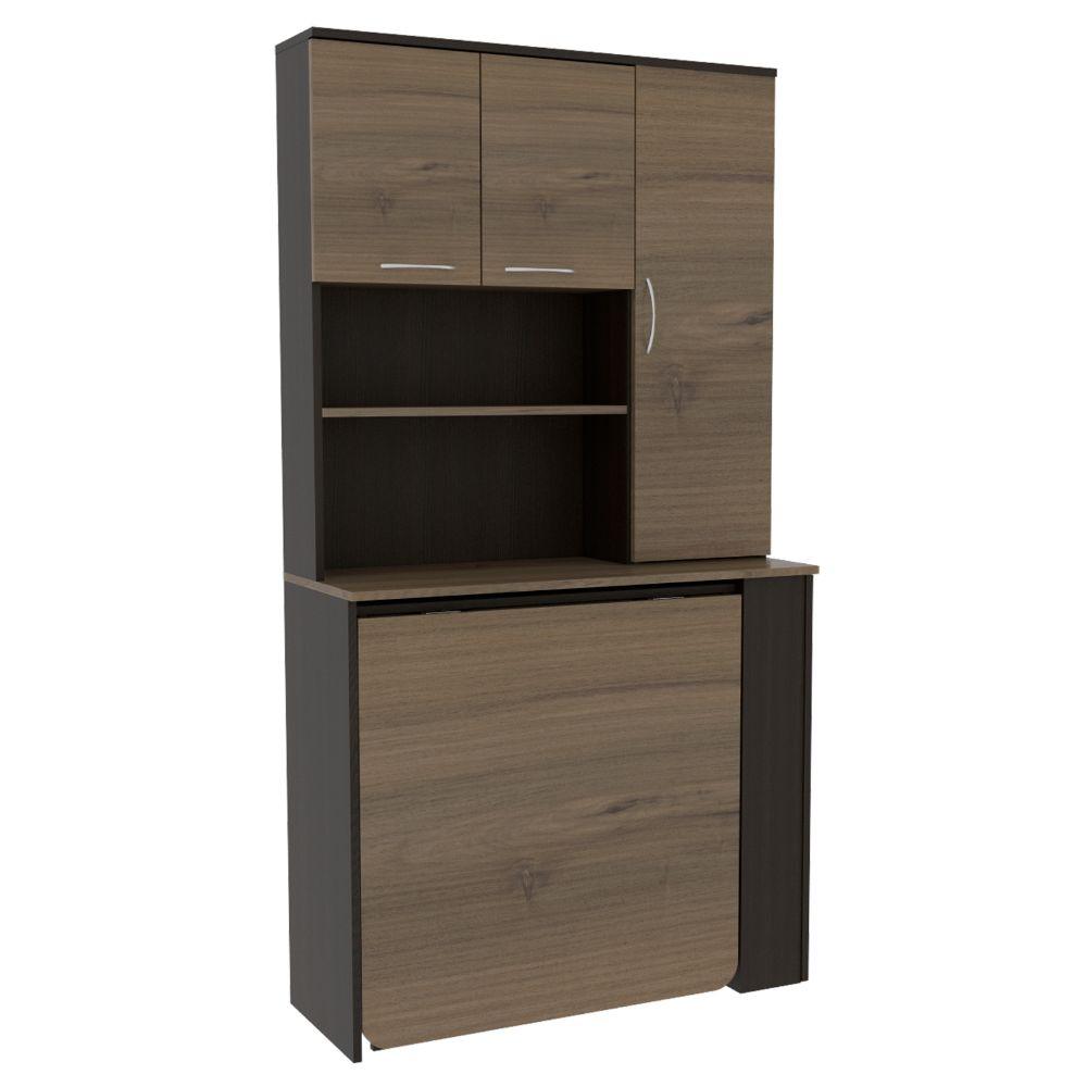 Alacena Multiuso Omus Chocolate Y Wengue