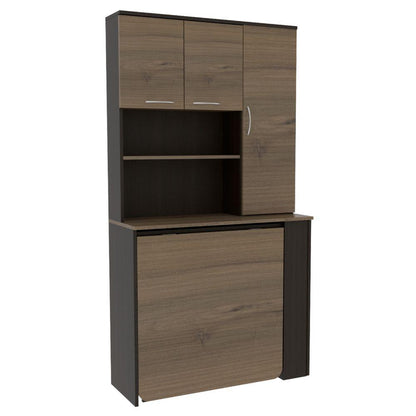 Alacena Multiuso Omus Chocolate Y Wengue