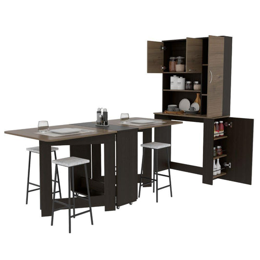 Alacena Multiuso Omus Chocolate Y Wengue