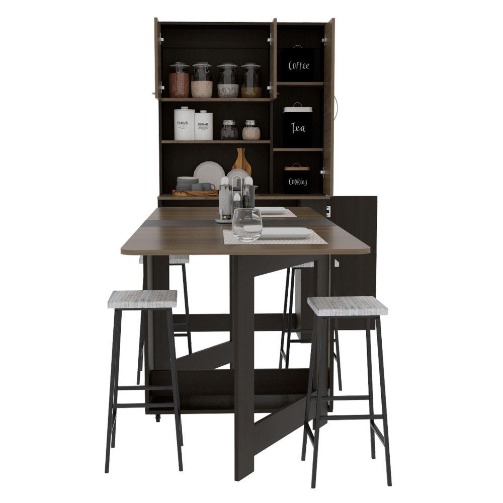 Alacena Multiuso Omus Chocolate Y Wengue