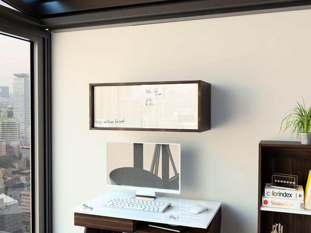 Gabinete Fureli  Caoba Y  Blanco Hg