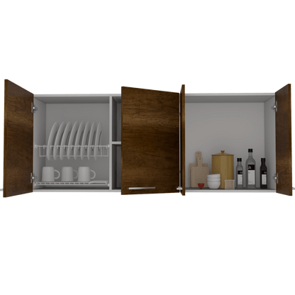 Gabinete Superior Aven Blanco Y Coñac 150 Cm