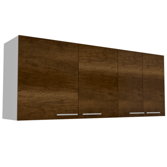 Gabinete Superior Aven Blanco Y Coñac 150 Cm