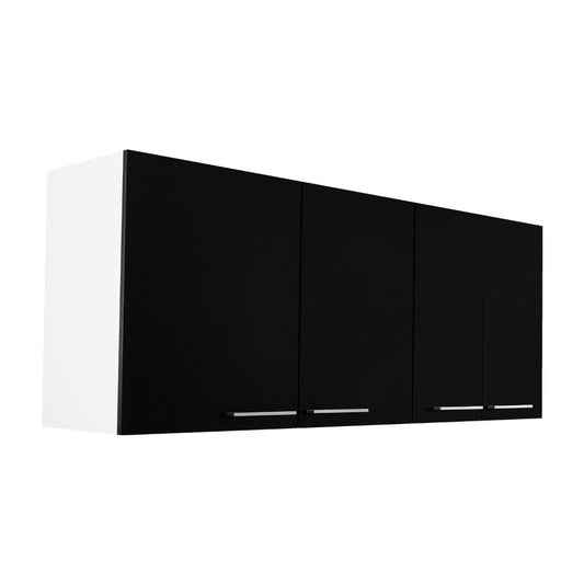 Gabinete Superior Cocina Jhonny  Blanco Y Wengue 150 Cm