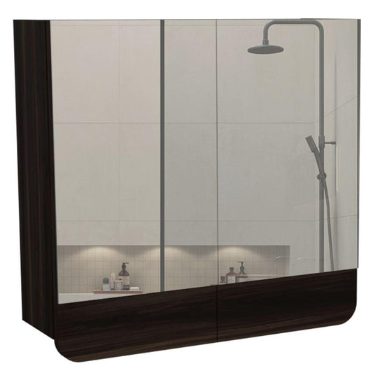 Gabinete De Baño Valesi Caoba Y Gris
