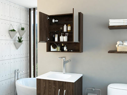 Gabinete De Baño Nelari Chocolate