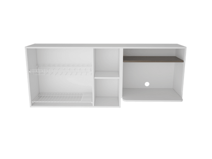Gabinete Superior Kaelun Cocina  Blanco  Y Siena 150 Cm