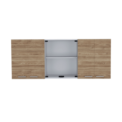 Gabinete Superior Temora Miel Y Blanco 150 Cm