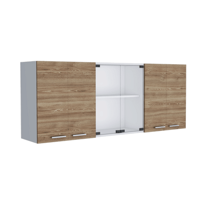 Gabinete Superior Temora Miel Y Blanco 150 Cm