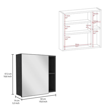 Gabinete De Baño Maerel Wengue