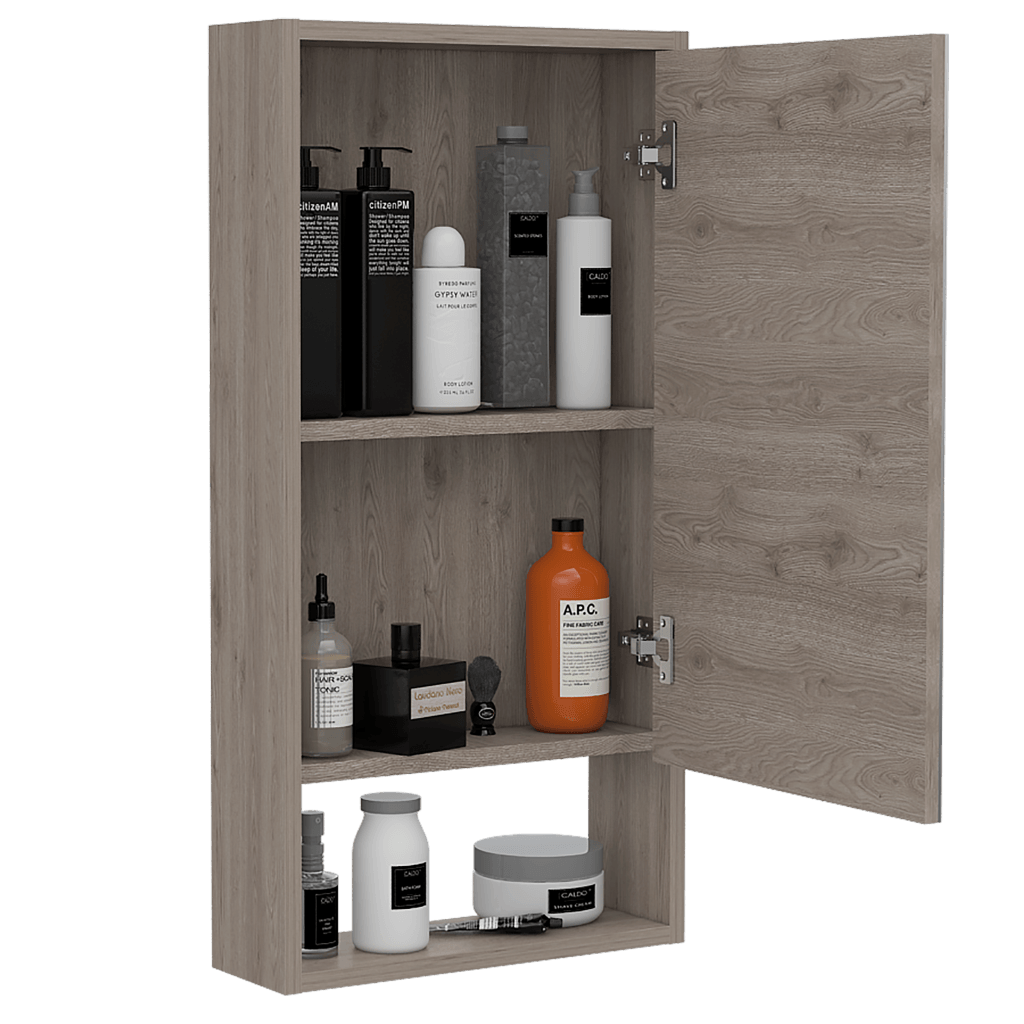 Gabinete De Baño Aurvyn Ceniza