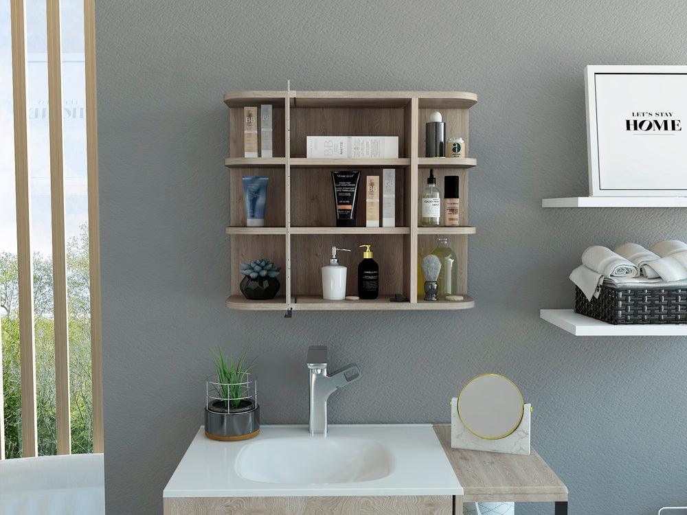 Gabinete De Baño Kurova Ceniza