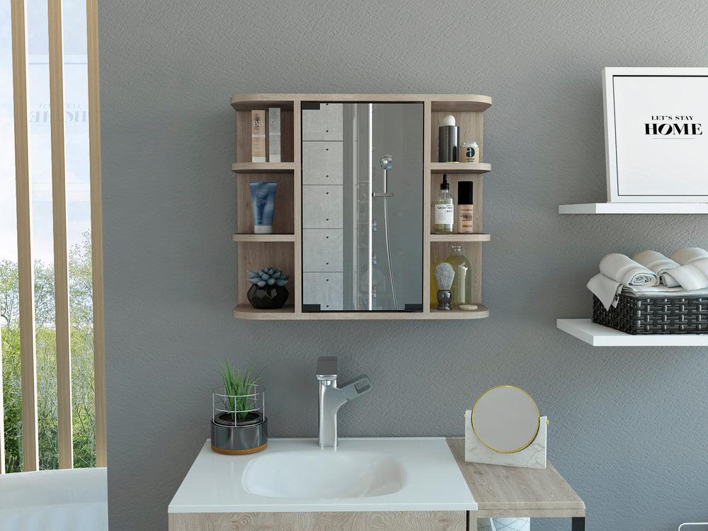 Gabinete De Baño Kurova Ceniza