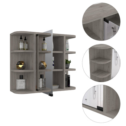 Gabinete De Baño Kurova Ceniza