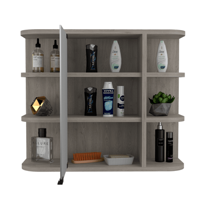 Gabinete De Baño Kurova Ceniza