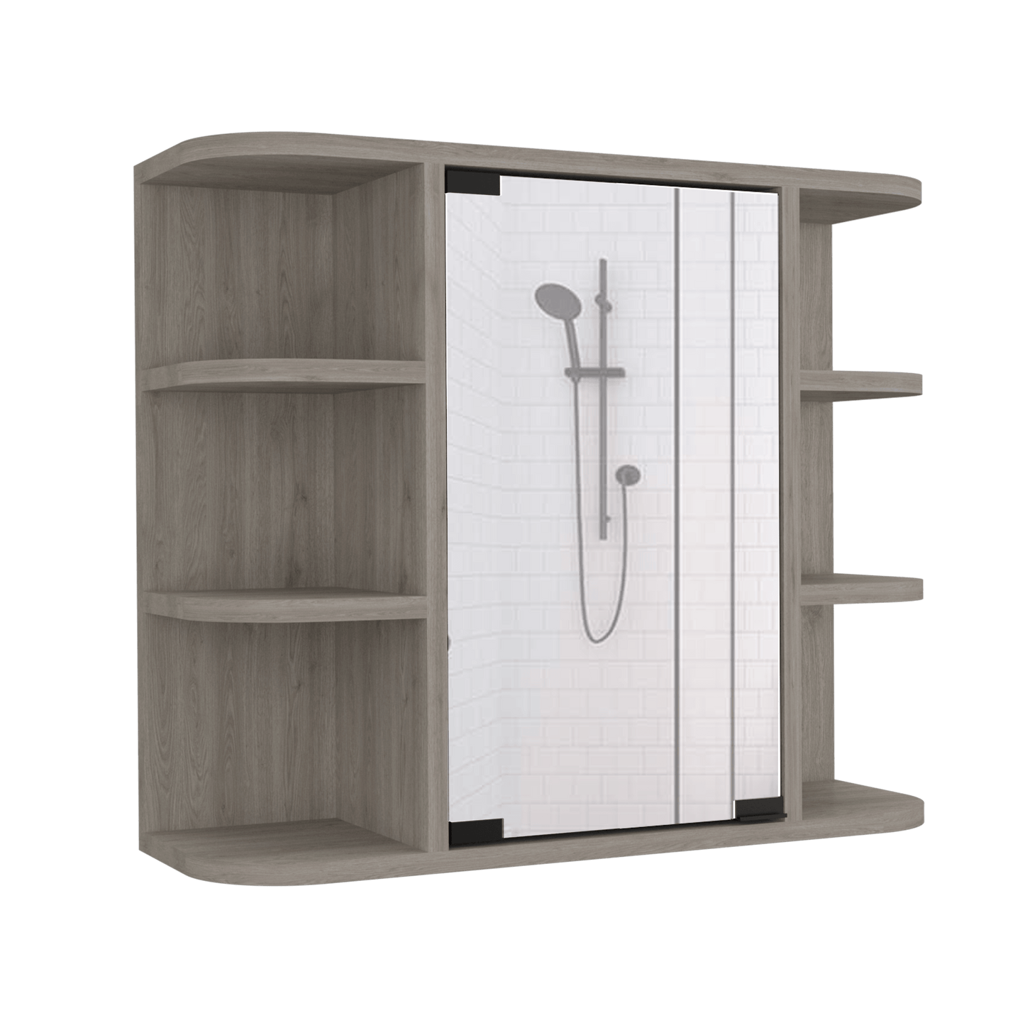 Gabinete De Baño Kurova Ceniza