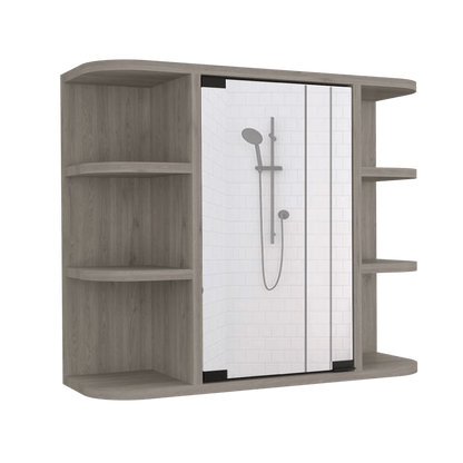 Gabinete De Baño Kurova Ceniza