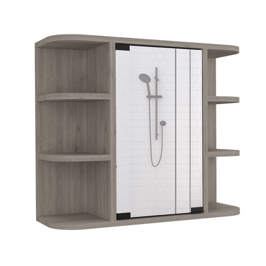 Gabinete De Baño Kurova Ceniza
