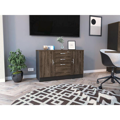 Gabinete Home Office 2 Cajones + 3 Puert