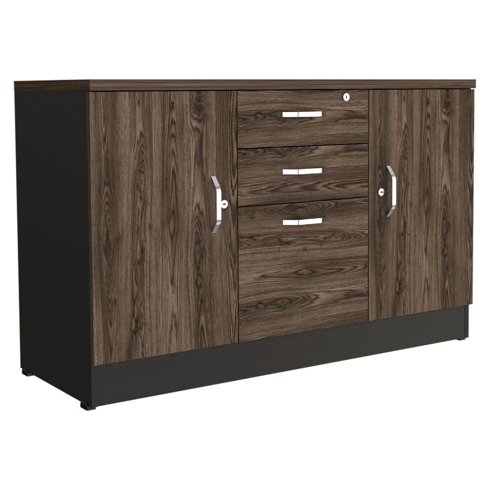 Gabinete Home Office 2 Cajones + 3 Puert