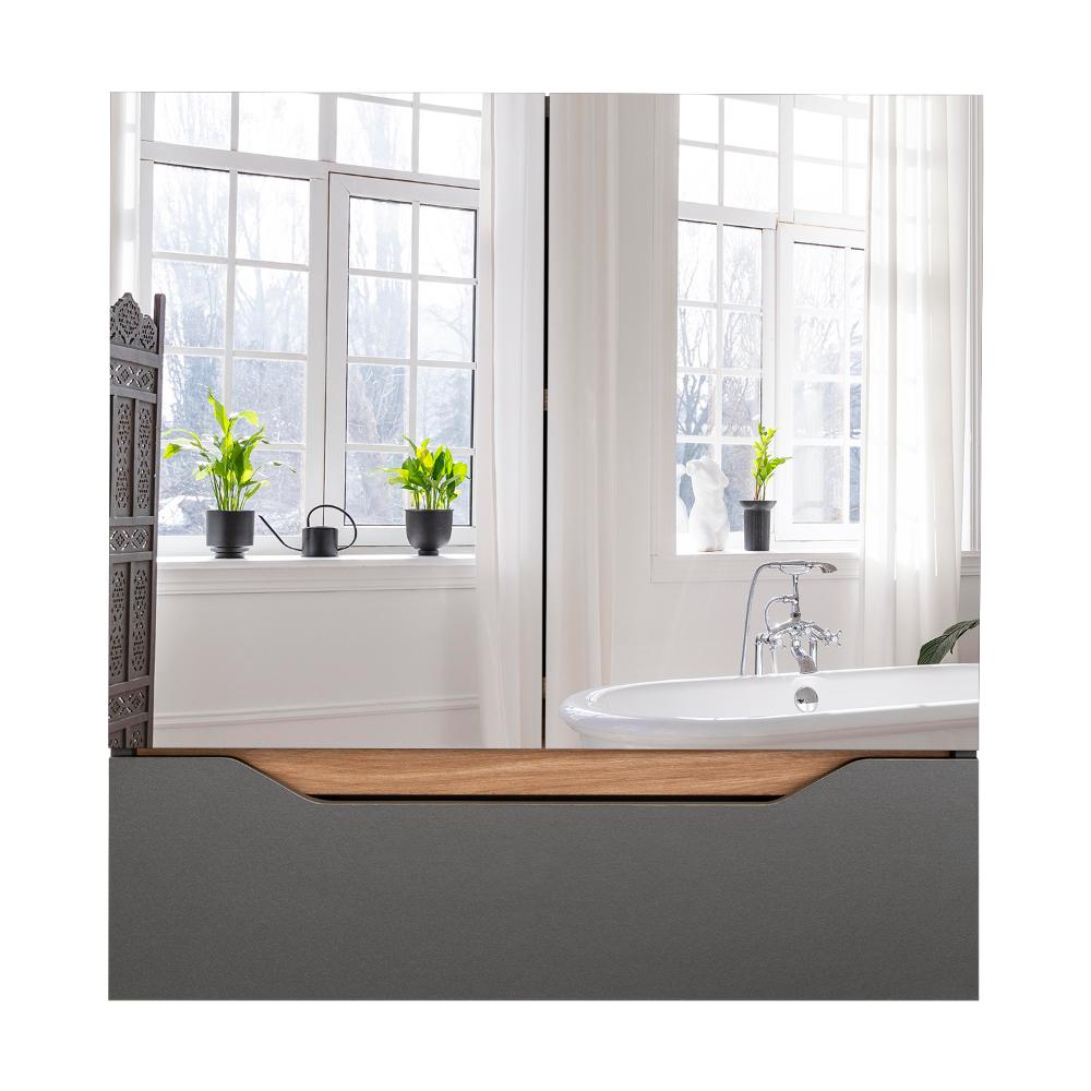 Gabinete De Baño Arinor  Plomo Fresno